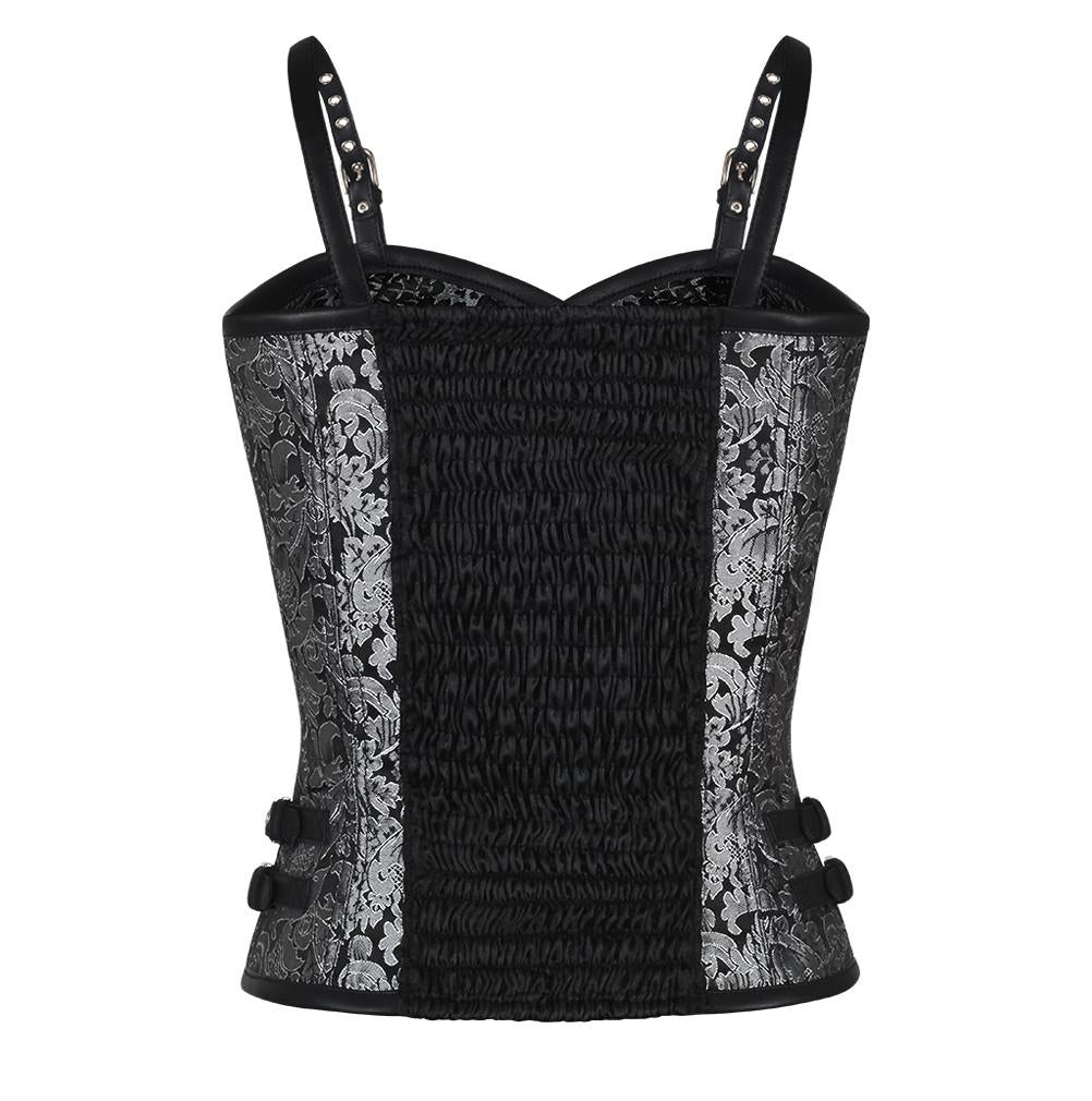 Felecia Gothic Corset Top with Straps
