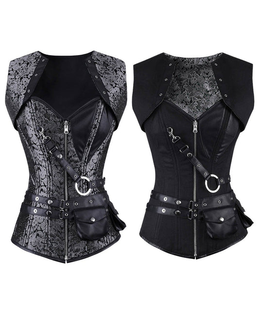 Blenda Gothic Overbust Reversible Corset