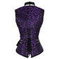 Nuala Purple Brocade Steampunk Overbust Corset