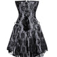 Fedot Gothic Lace Overlay Corset Dress