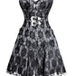Fedot Gothic Lace Overlay Corset Dress
