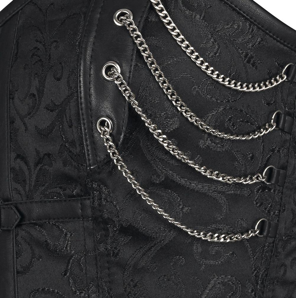 Manya Brocade Gothic Corset Tops