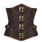 Darrian Steampunk Underbust Corset with Clasp