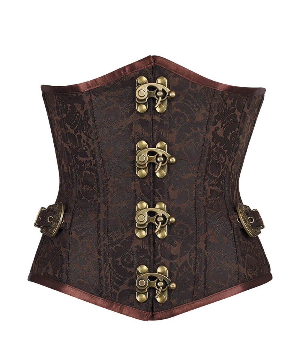 Darrian Steampunk Underbust Corset with Clasp