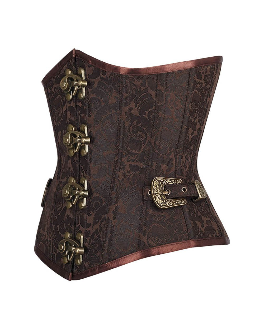 Darrian Steampunk Underbust Corset with Clasp