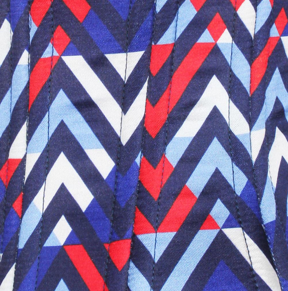 Malva Geometric Print Waist Training Corset