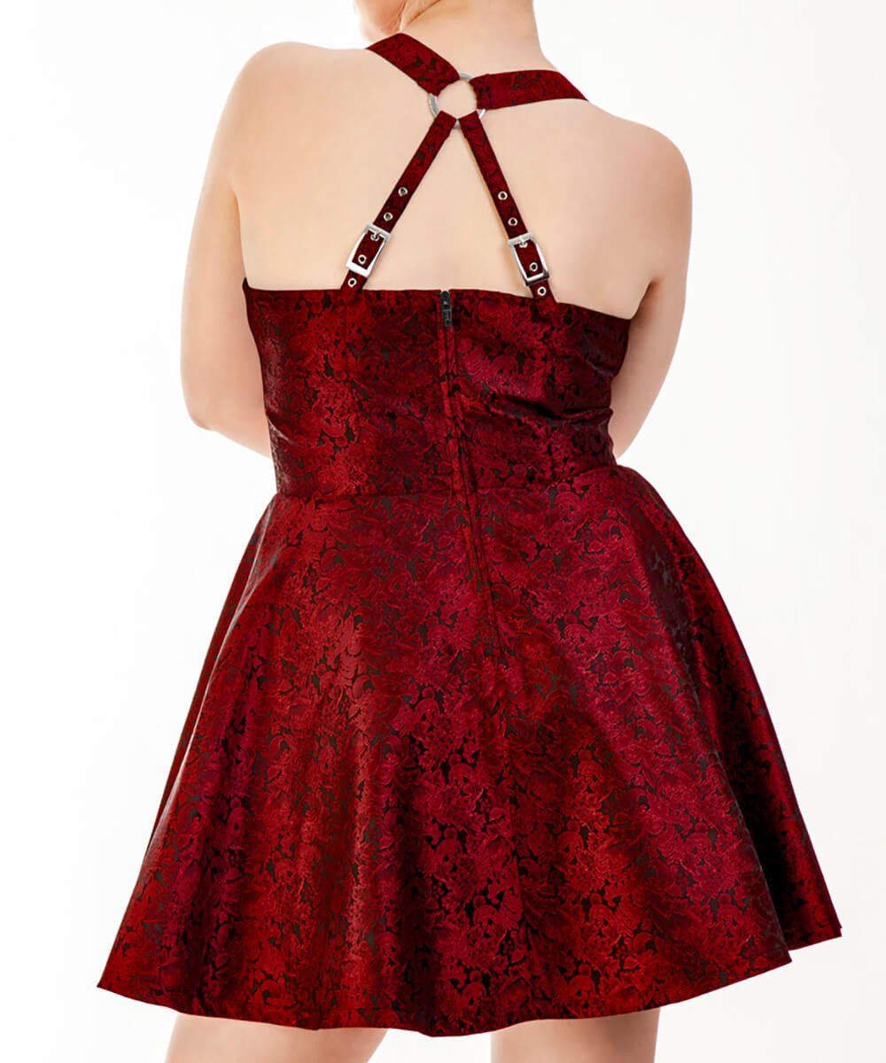 Elisheba Brocade Skater Dress