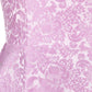Cadell Pink Skater Dress in Brocade
