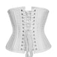 Ellee Taffeta Waist Training White Corset