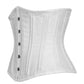 Ellee Taffeta Waist Training White Corset