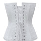 Frisa Taffeta Overbust White Corset