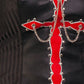 Peony Gothic Cross Corset Top
