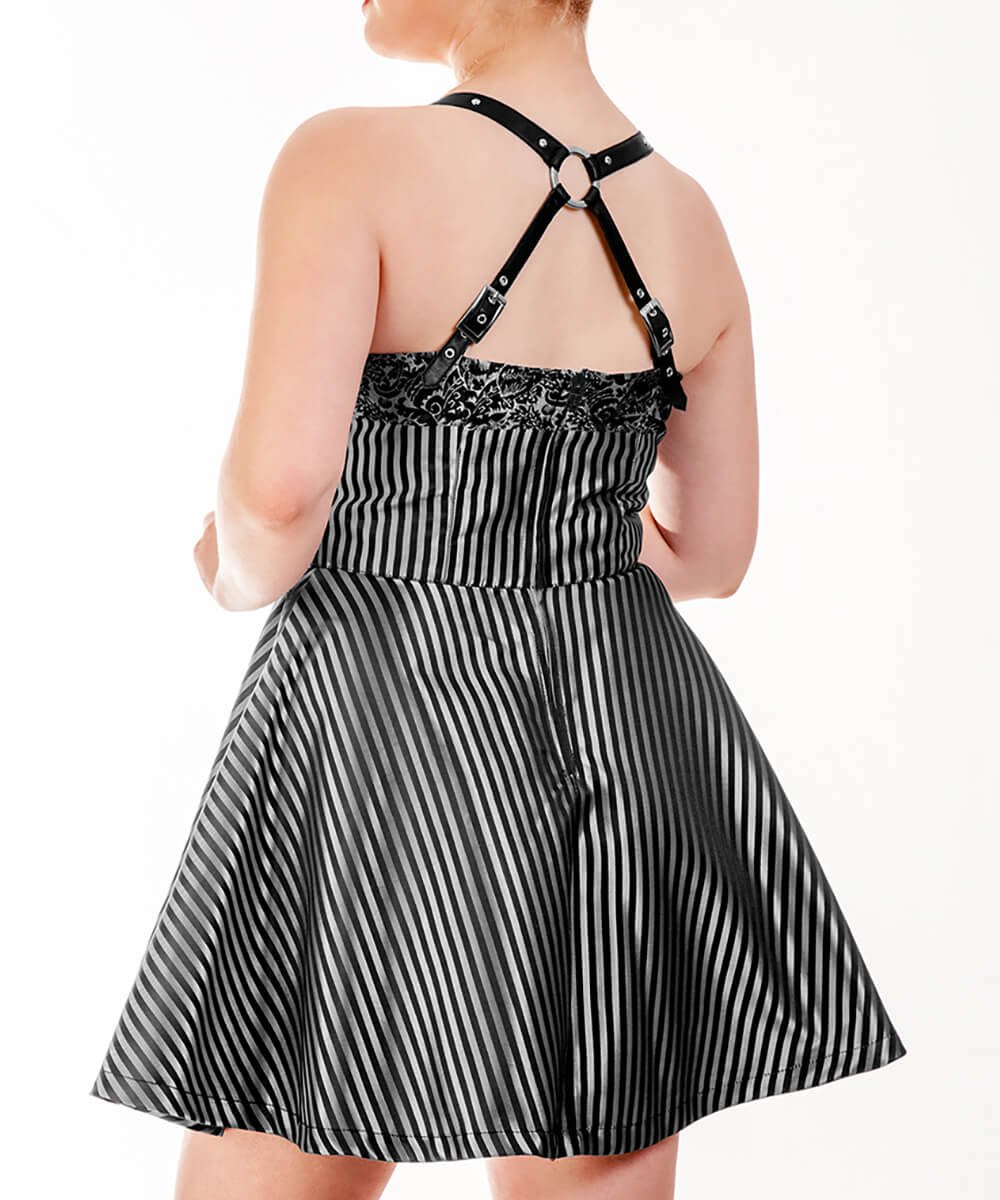 Riyad Brocade Skater Dress