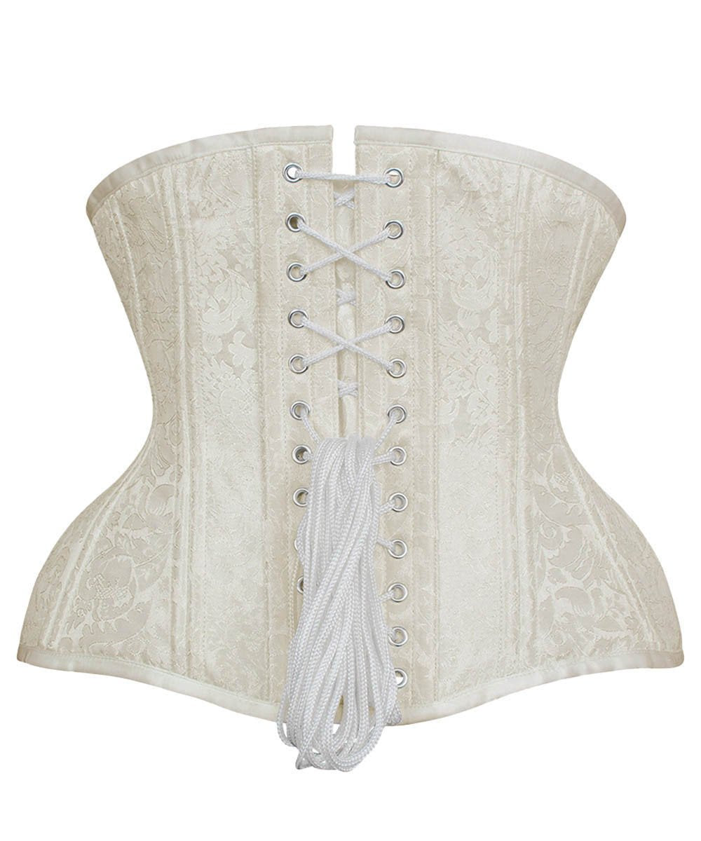 Mana New Curvy Waist Training Custom Made Corset in Brocade