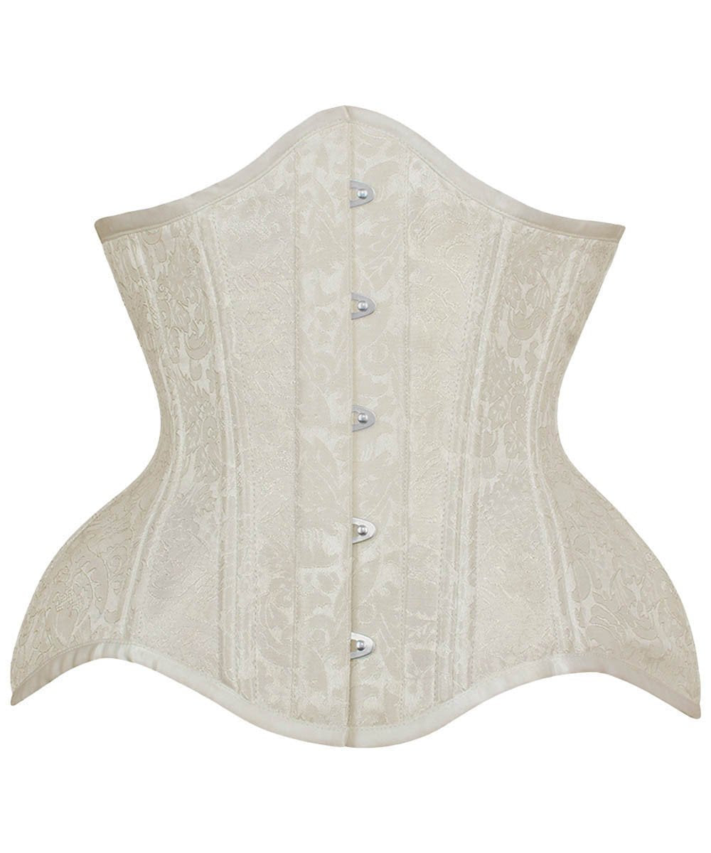 Mana New Curvy Waist Training Custom Made Corset in Brocade