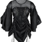 Damita Black Gothic Dual Top & Dress