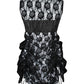Peredur Gothic Black Lace Dual Top & Dress
