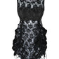 Peredur Gothic Black Lace Dual Top & Dress