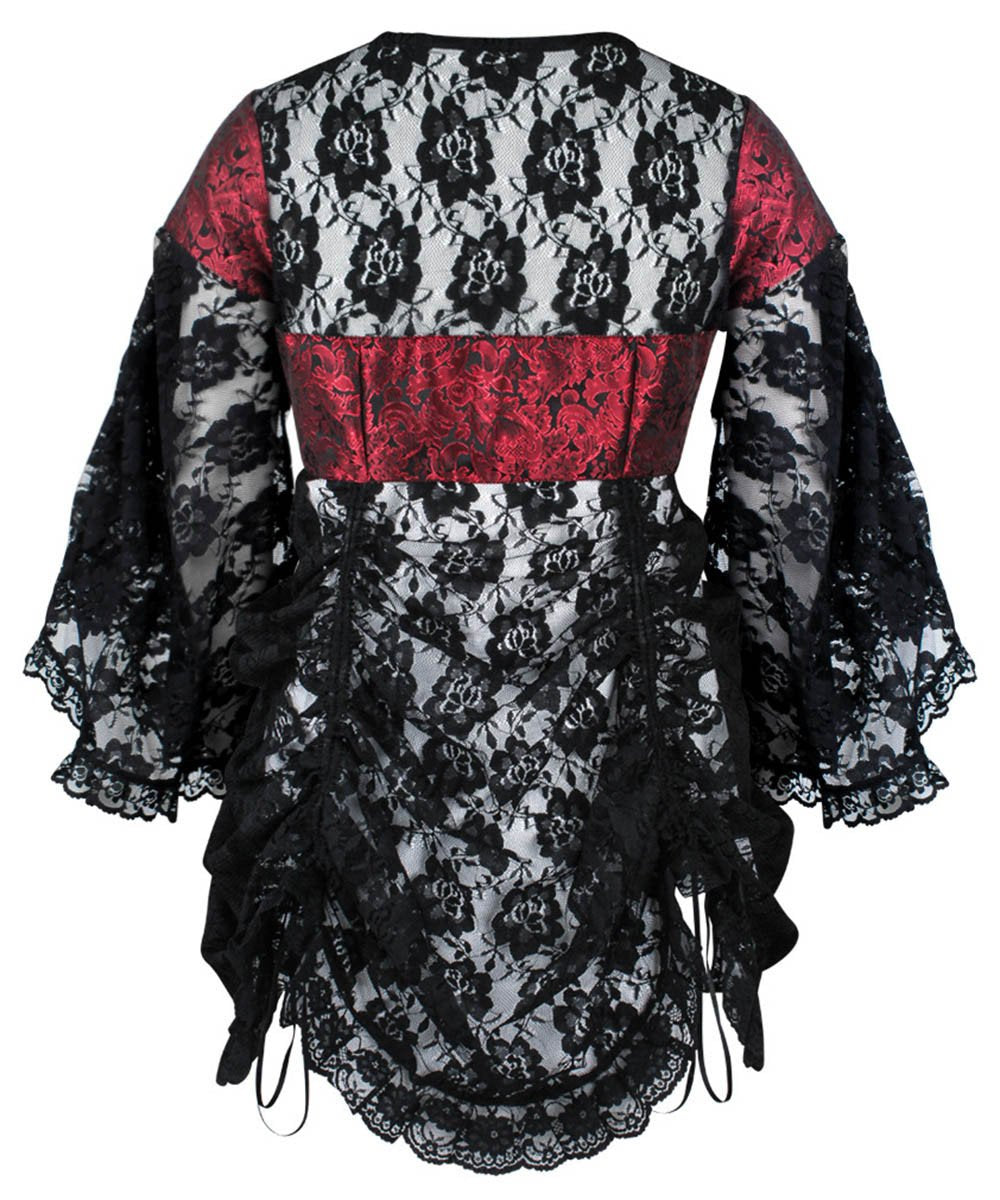 Nessia Gothic Lace Dual Top & Dress