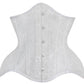 Kalynn White Curvy Waist Training Corset