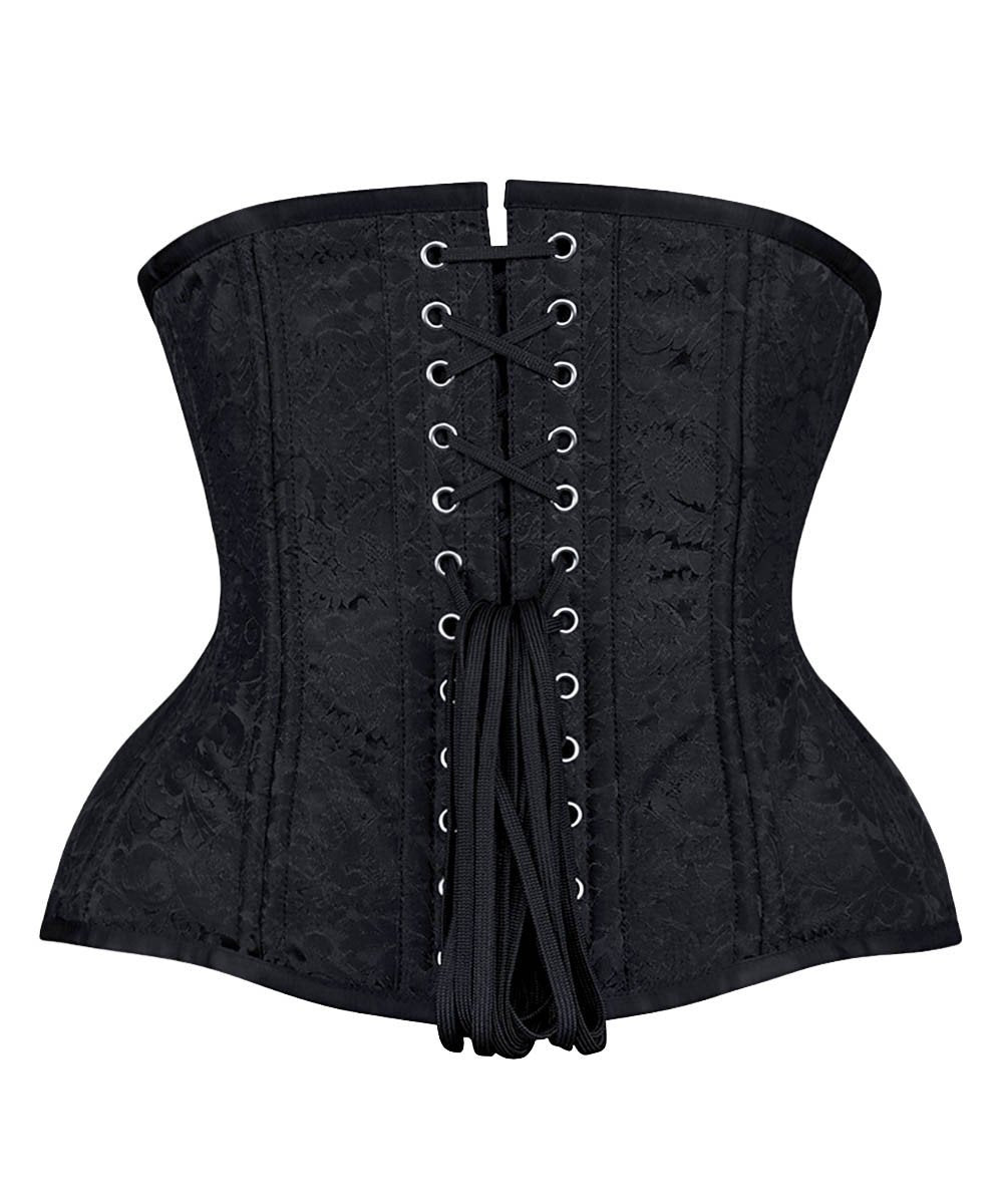 Manda New Curvy Waist Training Custom Made Corset in Brocade