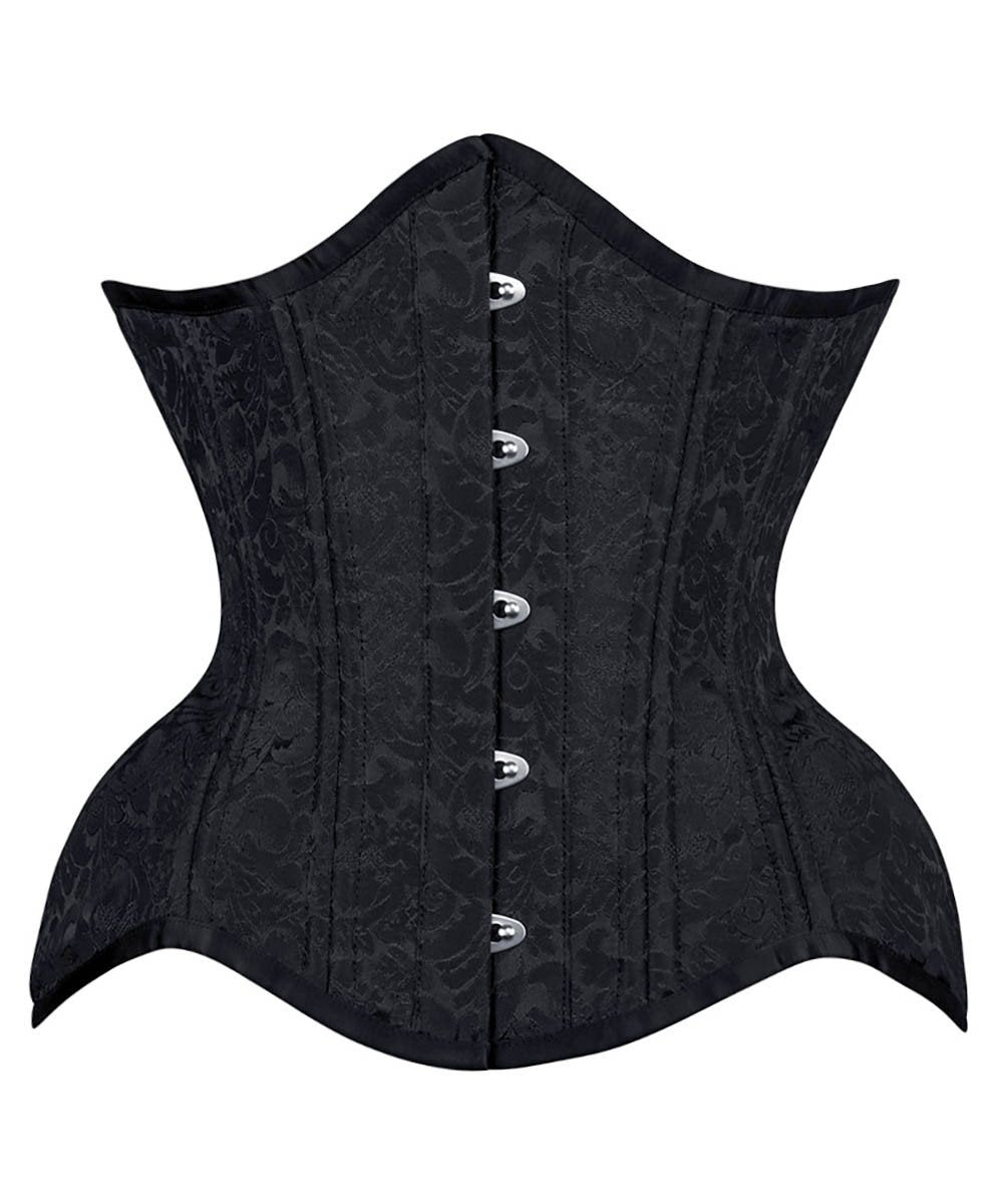 Manda New Curvy Waist Training Custom Made Corset in Brocade