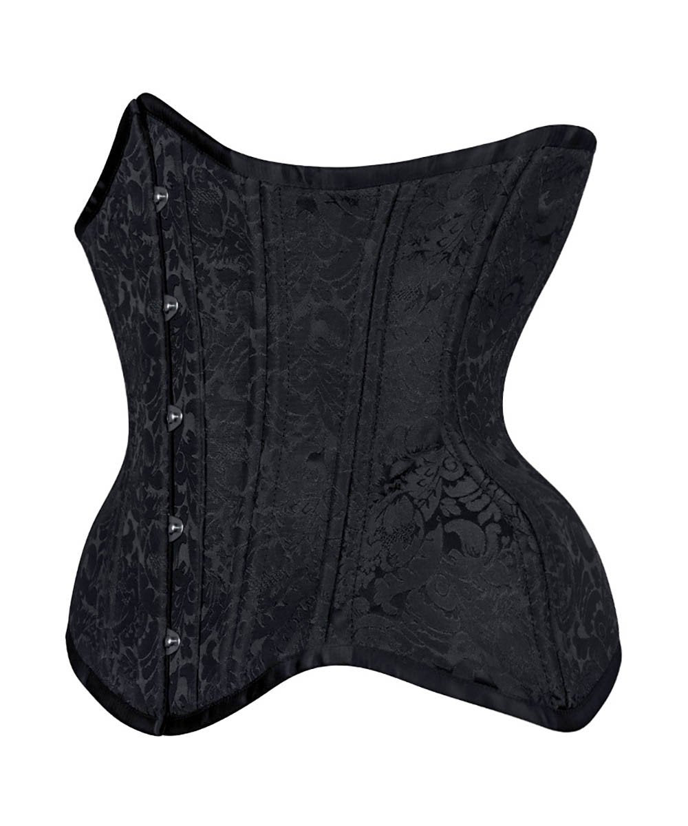 Manda Black Curvy Waist Trainer Corset
