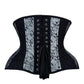 Hiatt Curvy Plus Size Waist Corset with Skull Busk