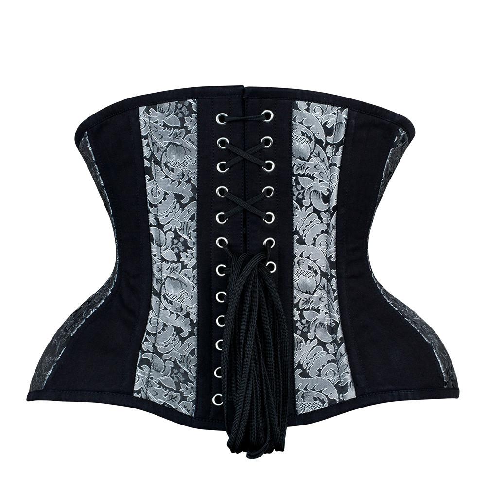 Hiatt Curvy Plus Size Waist Corset with Skull Busk