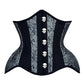 Hiatt Curvy Plus Size Waist Corset with Skull Busk