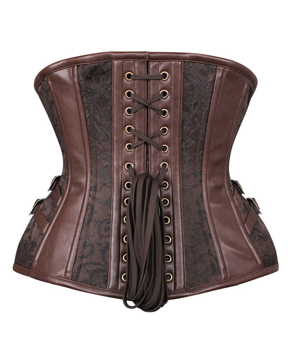 Admeta New Curvy Waist Trainer with Buckle in Brocade