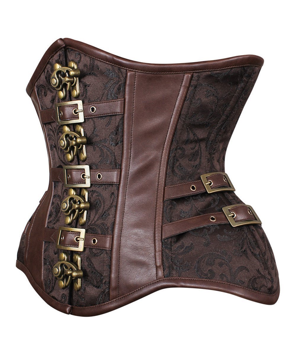 Admeta New Curvy Waist Trainer with Buckle in Brocade