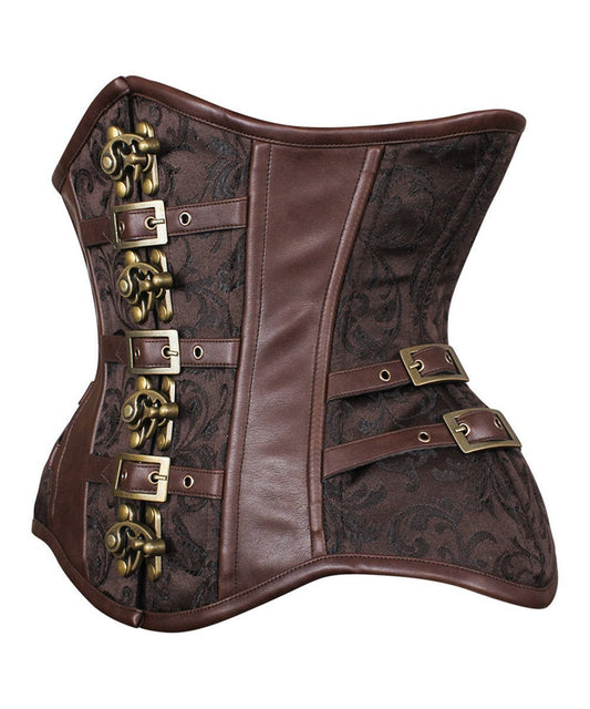 Admeta New Curvy Waist Trainer with Buckle in Brocade
