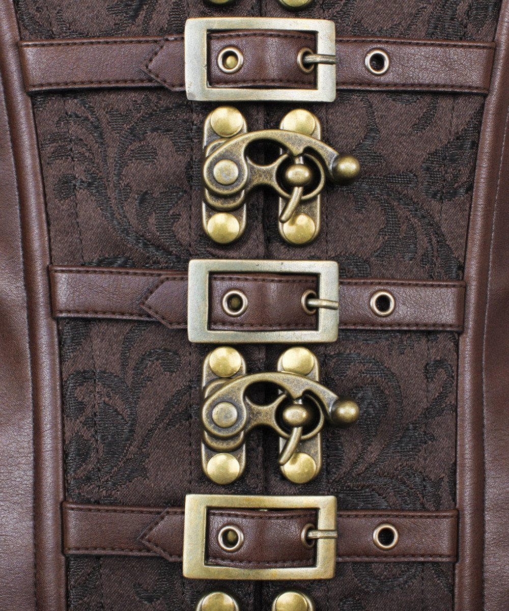 Admeta New Curvy Waist Trainer with Buckle in Brocade