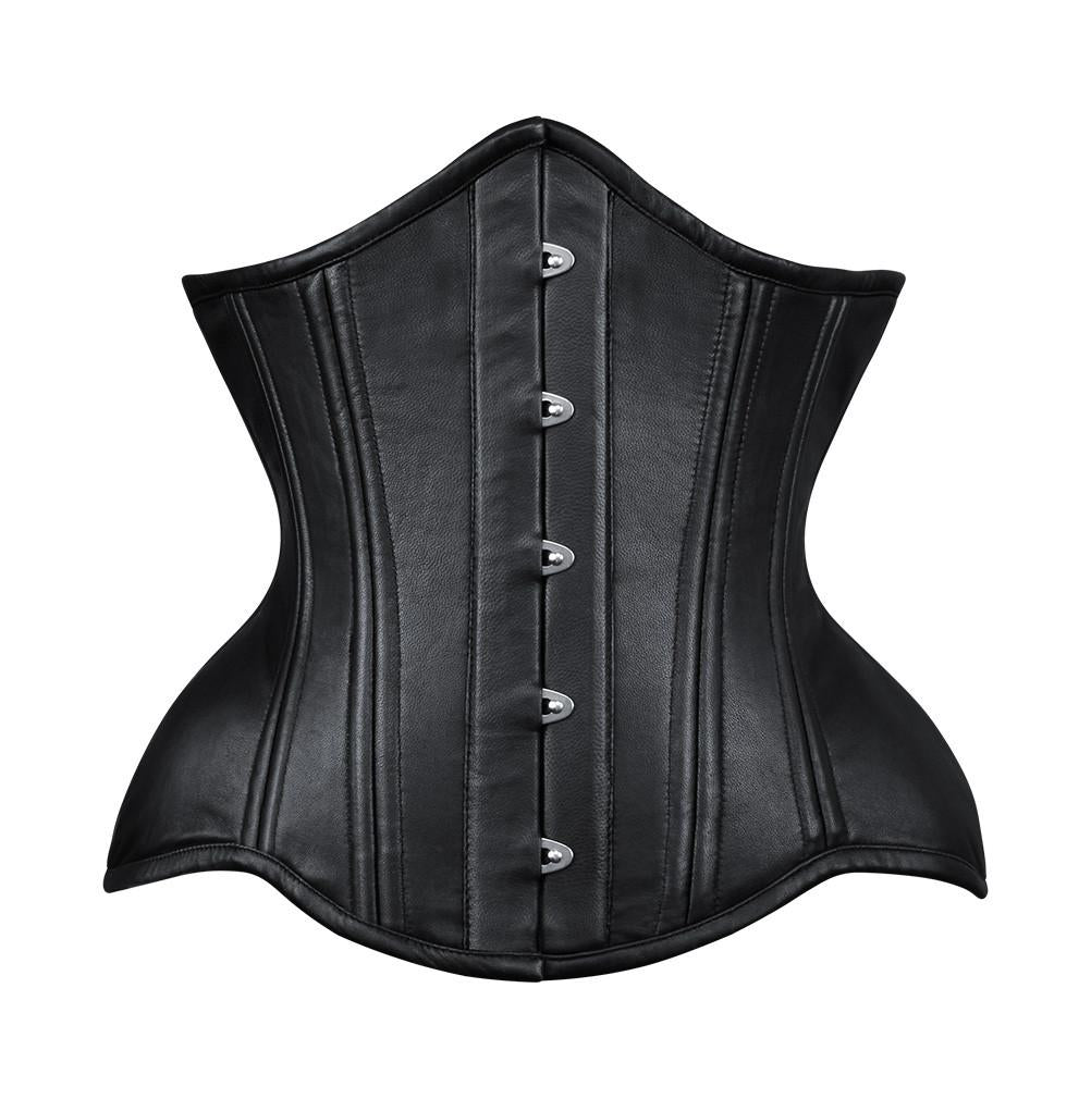 Rinna New Curvy Waist Trainer in Genuine Sheep Napa Leather