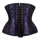 Karrie Purple Waist Training Underbust Curvy Corset