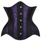 Karrie Purple Waist Training Underbust Curvy Corset