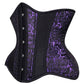 Karrie Purple Waist Training Underbust Curvy Corset
