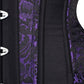 Karrie Purple Waist Training Underbust Curvy Corset
