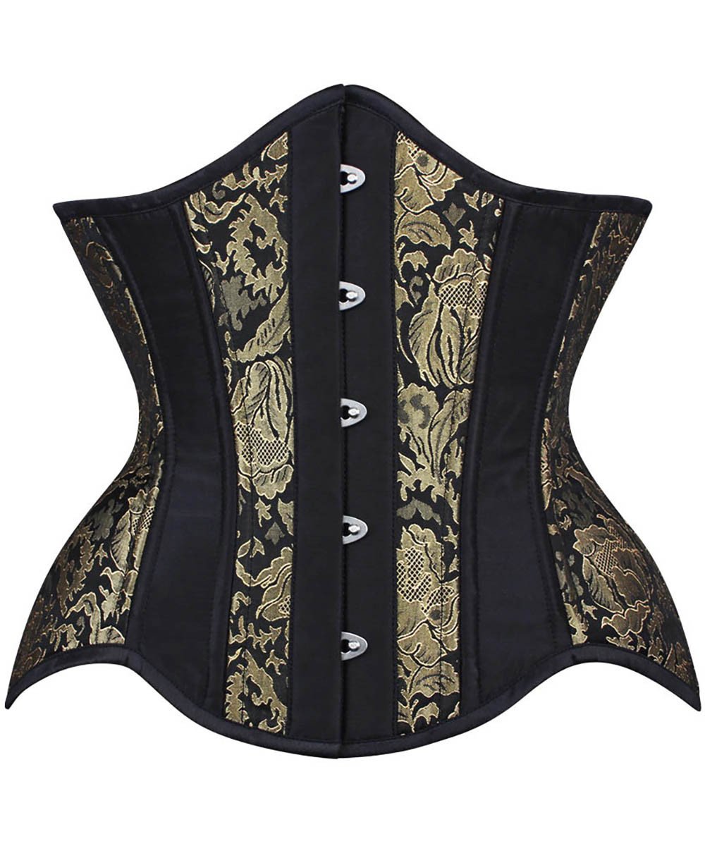 Danea Curvy Waist Training Gold Underbust Corset