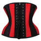 Nevada Curvy Red and Black Waist Training Corset