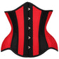 Nevada Curvy Red and Black Waist Training Corset