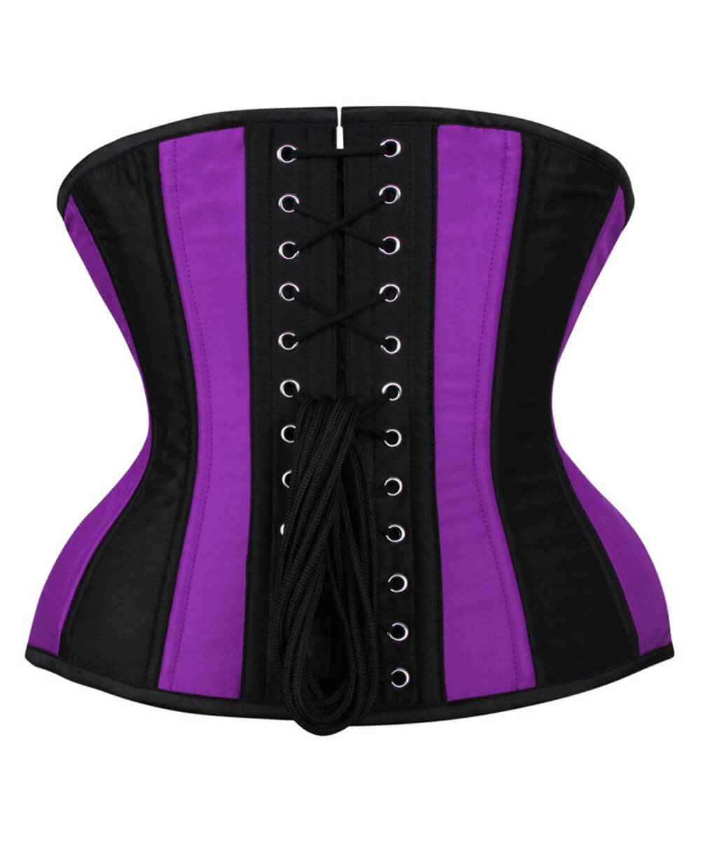 Danee Curvy Purple and Black Waist Training Corset