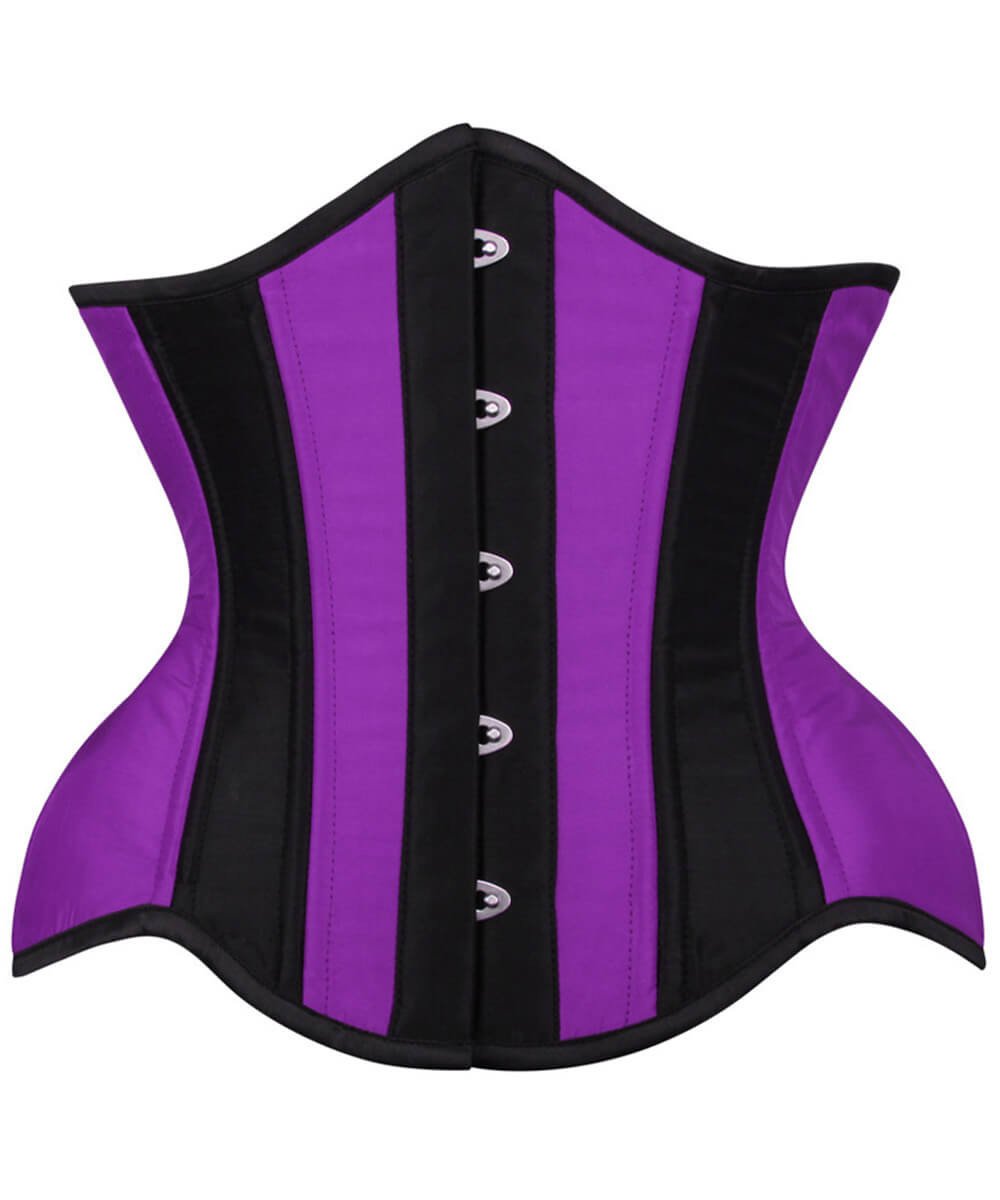 Danee Curvy Purple and Black Waist Training Corset