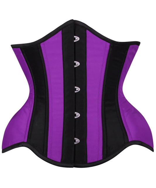 Danee Curvy Purple and Black Waist Training Corset