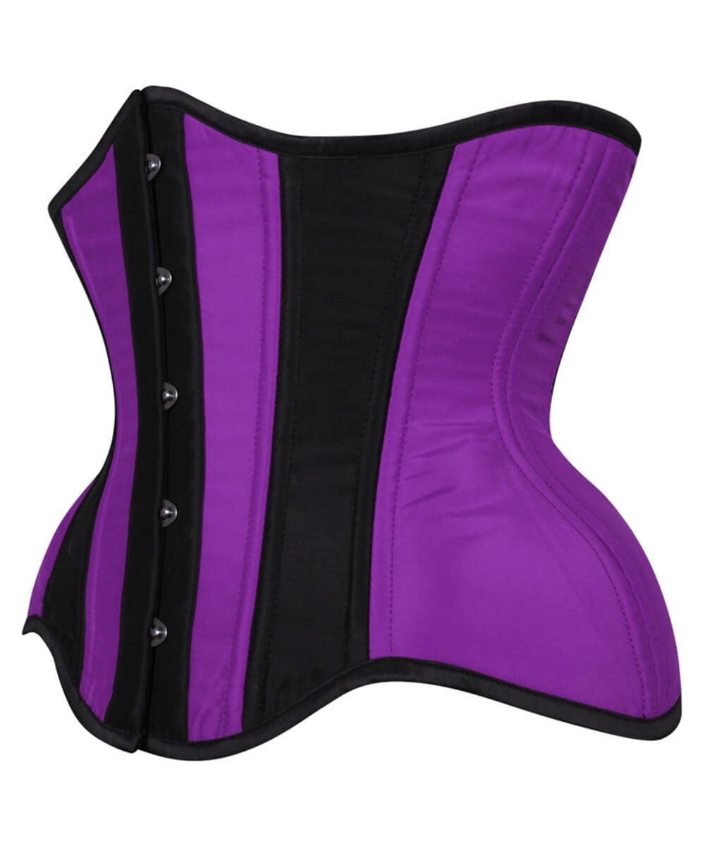 Danee Curvy Purple and Black Waist Training Corset