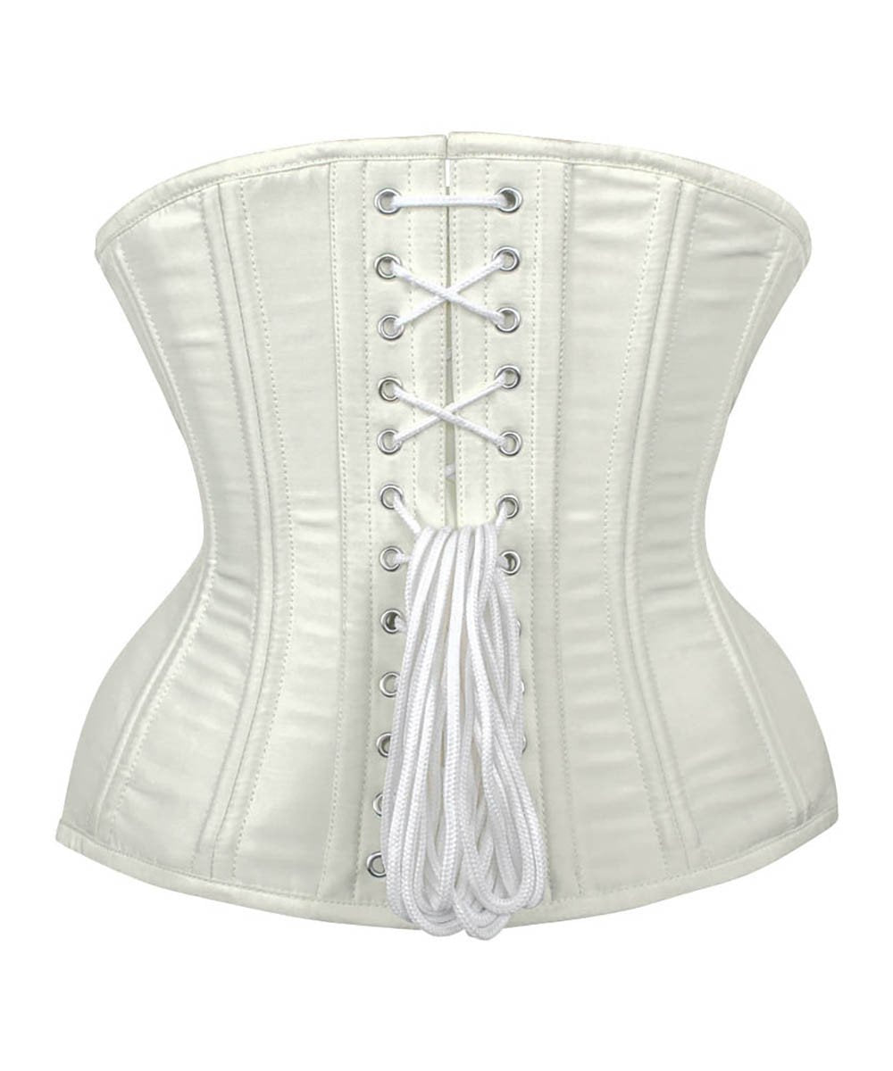 Elvis Curvy Ivory Waist Training Corset