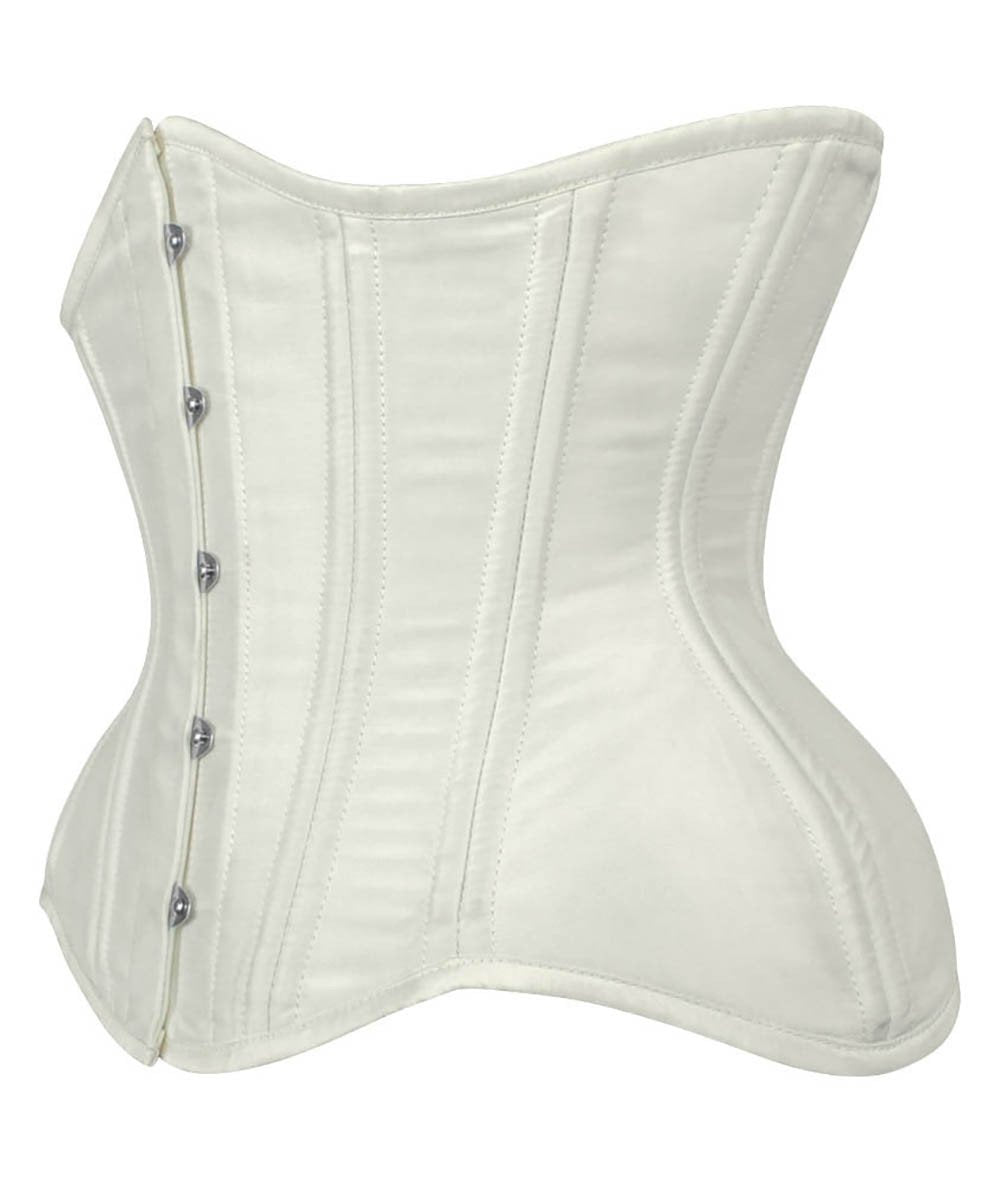 Elvis Curvy Ivory Waist Training Corset