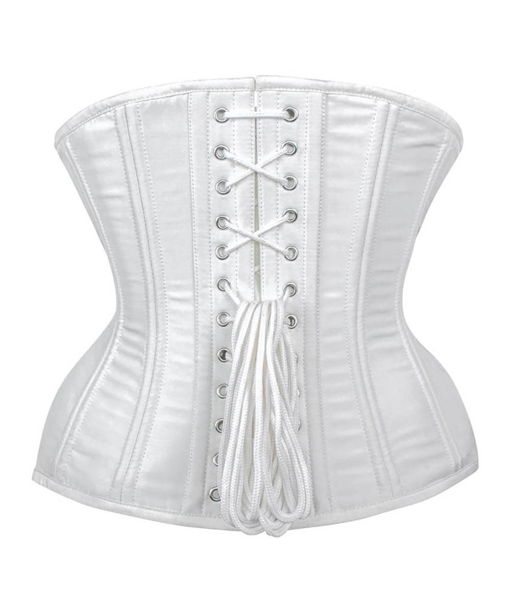 Karsen Curvy White Waist Training Corset