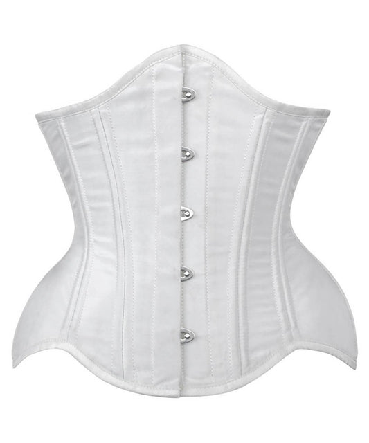 Karsen Curvy White Waist Training Corset